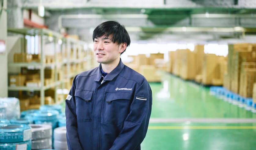 日本中の電材の需要を物流センターから支える